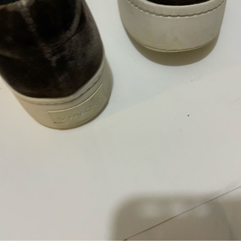 Vince Warren Platform velvet brown Sneakers size 8 - Picture 9 of 13